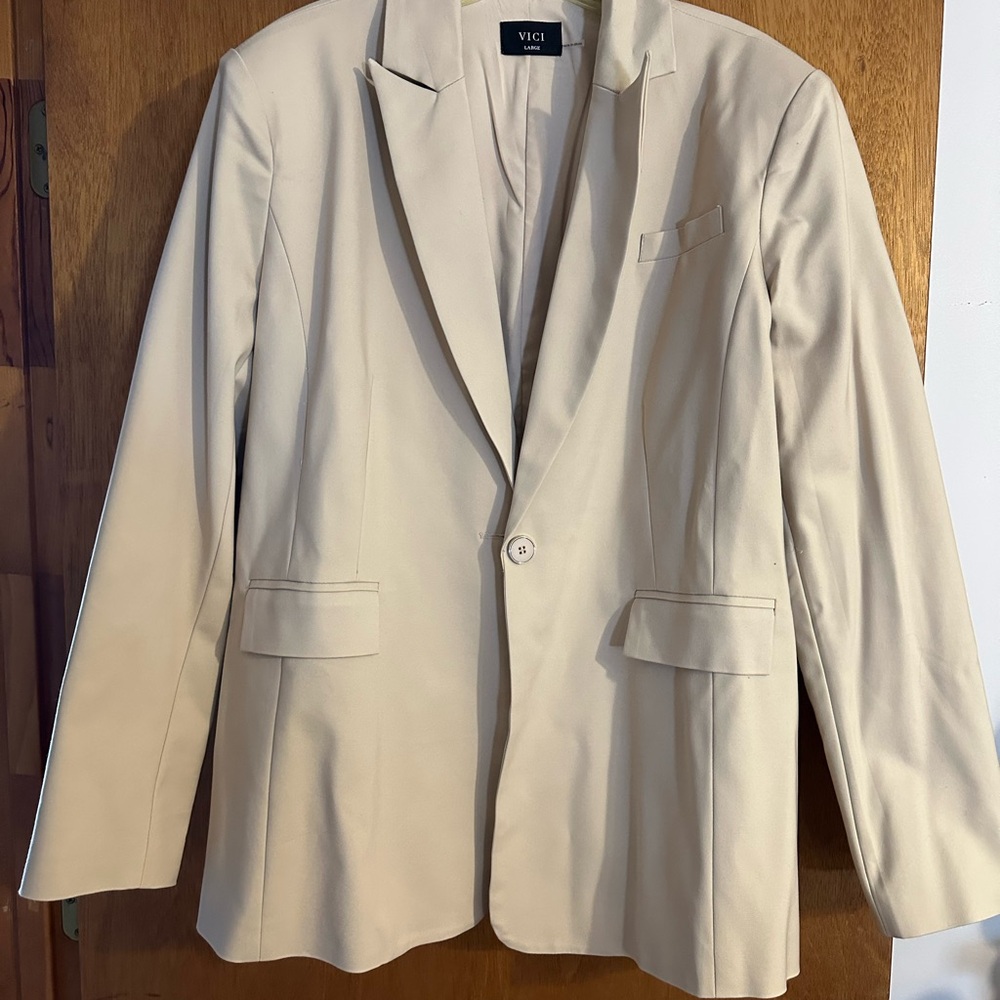VICI Cream Blazer